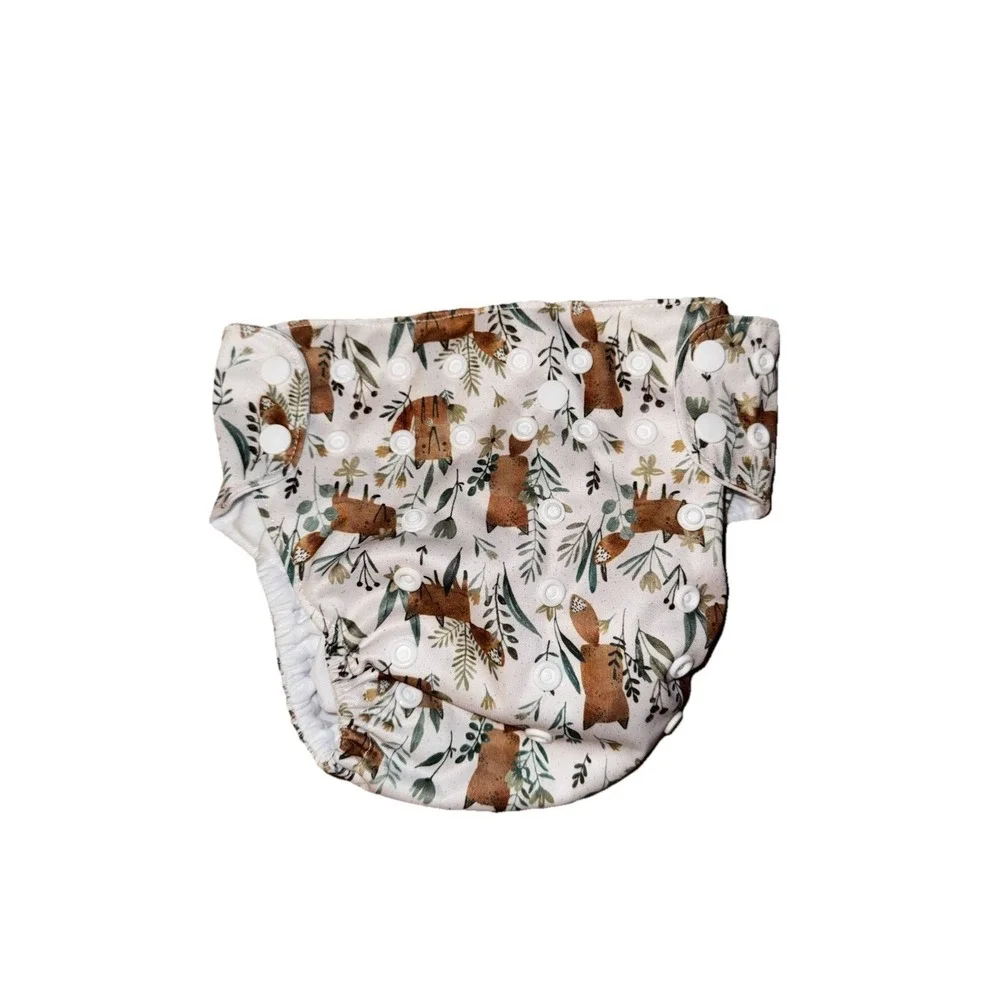4pc HappyFlute Reusable Cloth Diaper Covers - Adjustable One Size Snaps - New